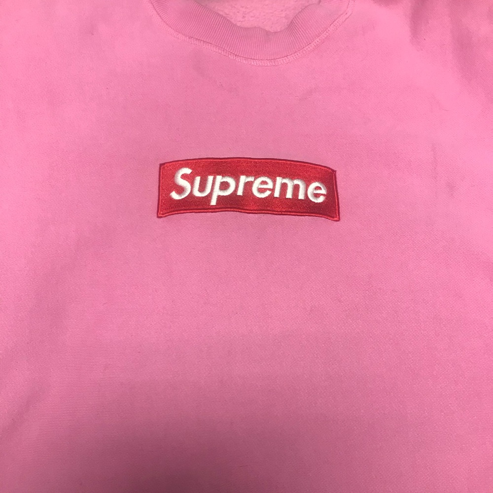 Supreme box logo crewnwck